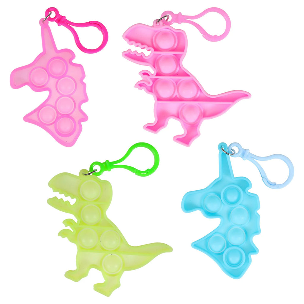 Neon Dino & Unicorn Keychains - Festivplay