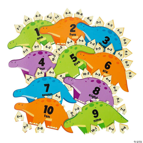 Build A Dinosaur Math Puzzle - Festivplay