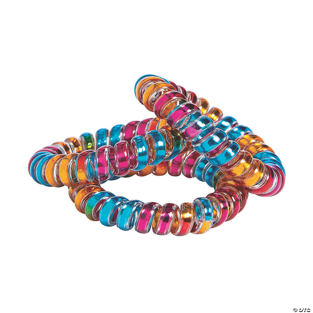 Iridescent Phone Card Spiral Bracelet - Festivplay