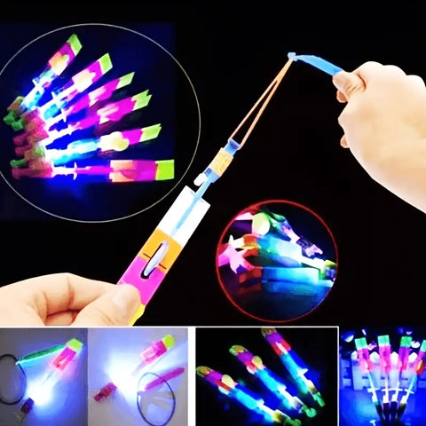 LED Light Arrow Rocket Helicopter - Festivplay