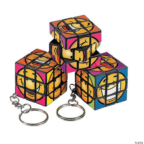 Mini Fun Puzzle Cube Key Chains - Festivplay