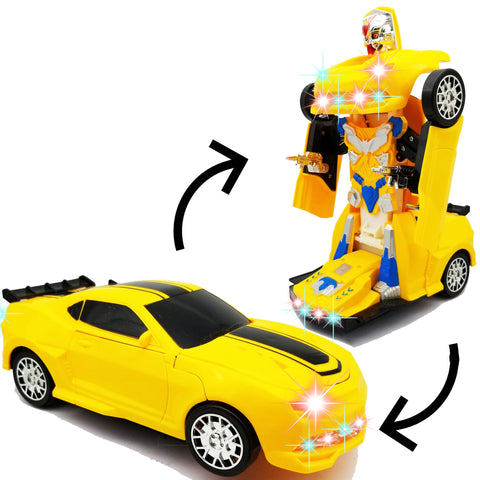 Yellow Transformer Car - Festivplay